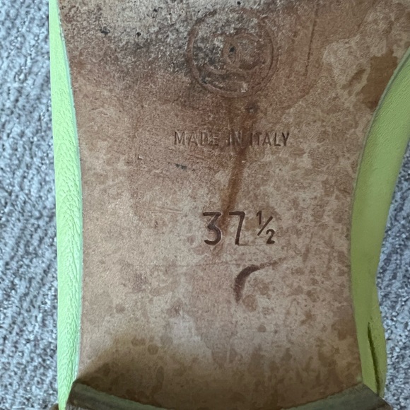 Vintage green Chanel ballet flats - Picture 4 of 4